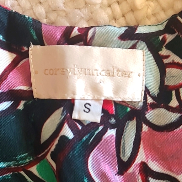 ANTHROPOLOGIE Floral Puff Sleeve Midi Pleated Dress Size Small - Picture 3 of 11